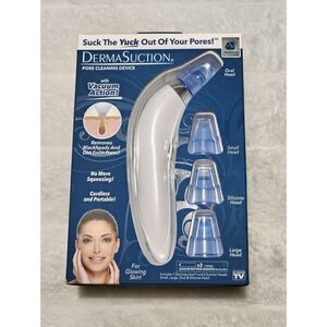 DermaSuction 4 in 1 Multi-function Blackhead Whitehead Extractor Remover Device